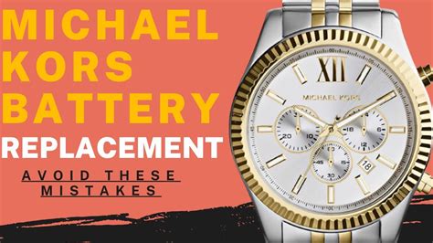 how to remove michael kors watch back|michael kors watch battery removal.